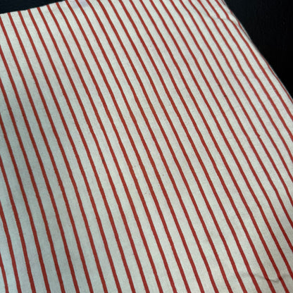 Redwood Stripe - Bagru Indian Cotton Block Print