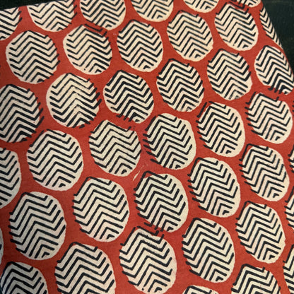 Tribal Circles - Bagru Indian Cotton Block Print
