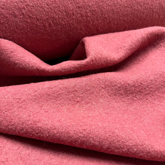 Italian Boiled Wool - Vintage Rose