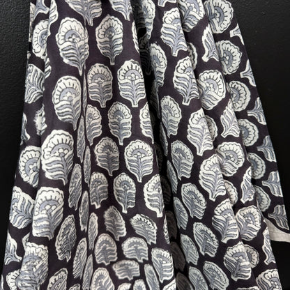 Indigo Cloud - Bagru Indian Cotton Block Print