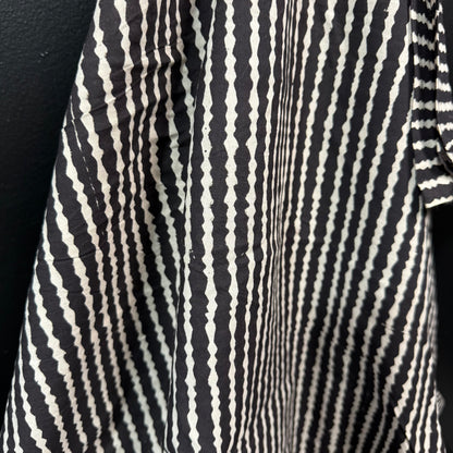 Waves of Ink - Bagru Indian Cotton Block Print