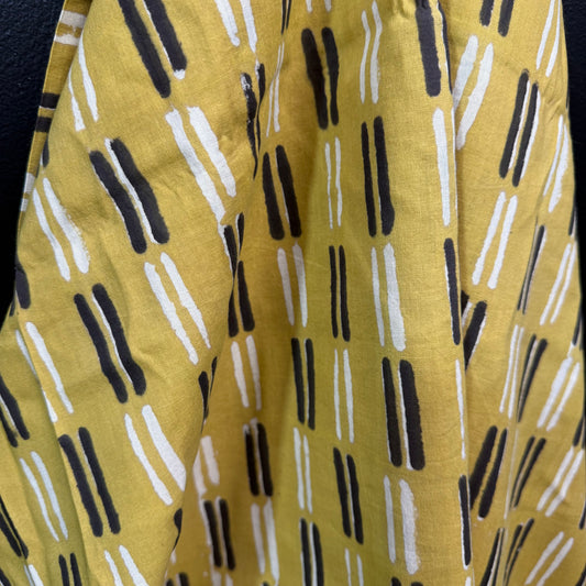 Ochre Code - Bagru Indian Cotton Block Print