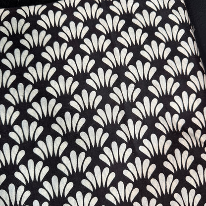 Midnight Fan - Bagru Indian Cotton Block Print