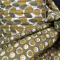 Desert Tokens Moss + Earth Canopy - Quilted Bagru Indian Cotton Block Print (Reversible)
