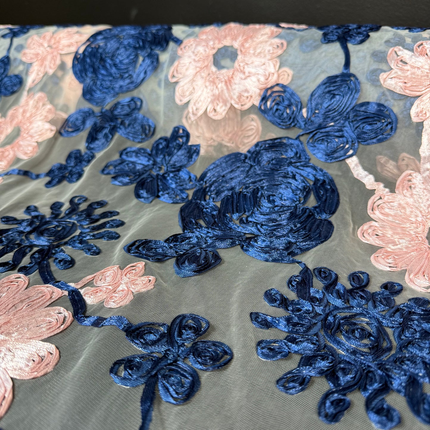 Midnight Petal Lace - Made in Italy