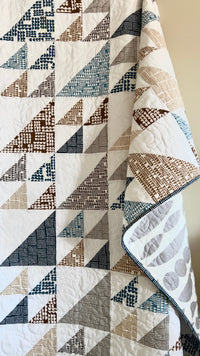 Upwards - Brown - Imprint - Eloise Renouf - Cloud 9 Fabrics - Poplin