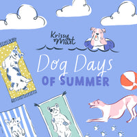 Summer Sky - Pink - Dog Days Of Summer - Krissy Mast - Cloud 9 Fabrics - Poplin