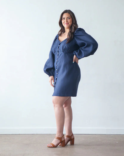 Lora Dress Sewing Pattern - True Bias