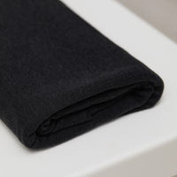 Fine 2x1 Rib Jersey TENCEL™ Lyocell Organic Cotton - OEKO-TEX® -  MeetMILK - Black