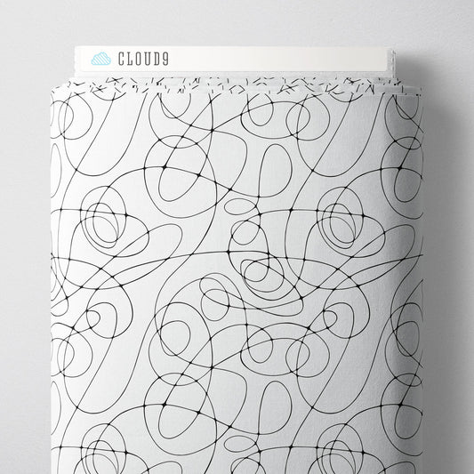 Here And There - Marks Made - Leanne Friedberg - Cloud 9 Fabrics - Poplin