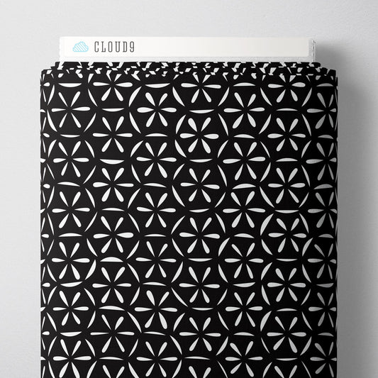 Hexablooms - Marks Made - Leanne Friedberg - Cloud 9 Fabrics - Poplin