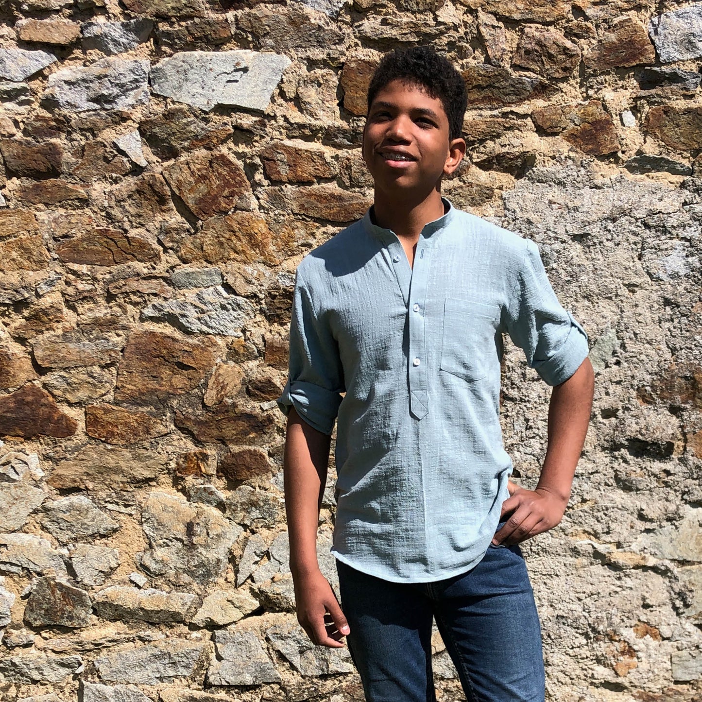 Mens Tunic Paper Pattern - Wardrobe by Me