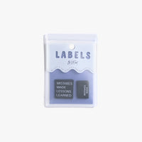 "MISTAKES MADE LESSONS LEARNED" Woven Label Pack - Kylie And The Machine