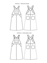 Margo Pinafore Dress PDF Pattern - Merchant & Mills