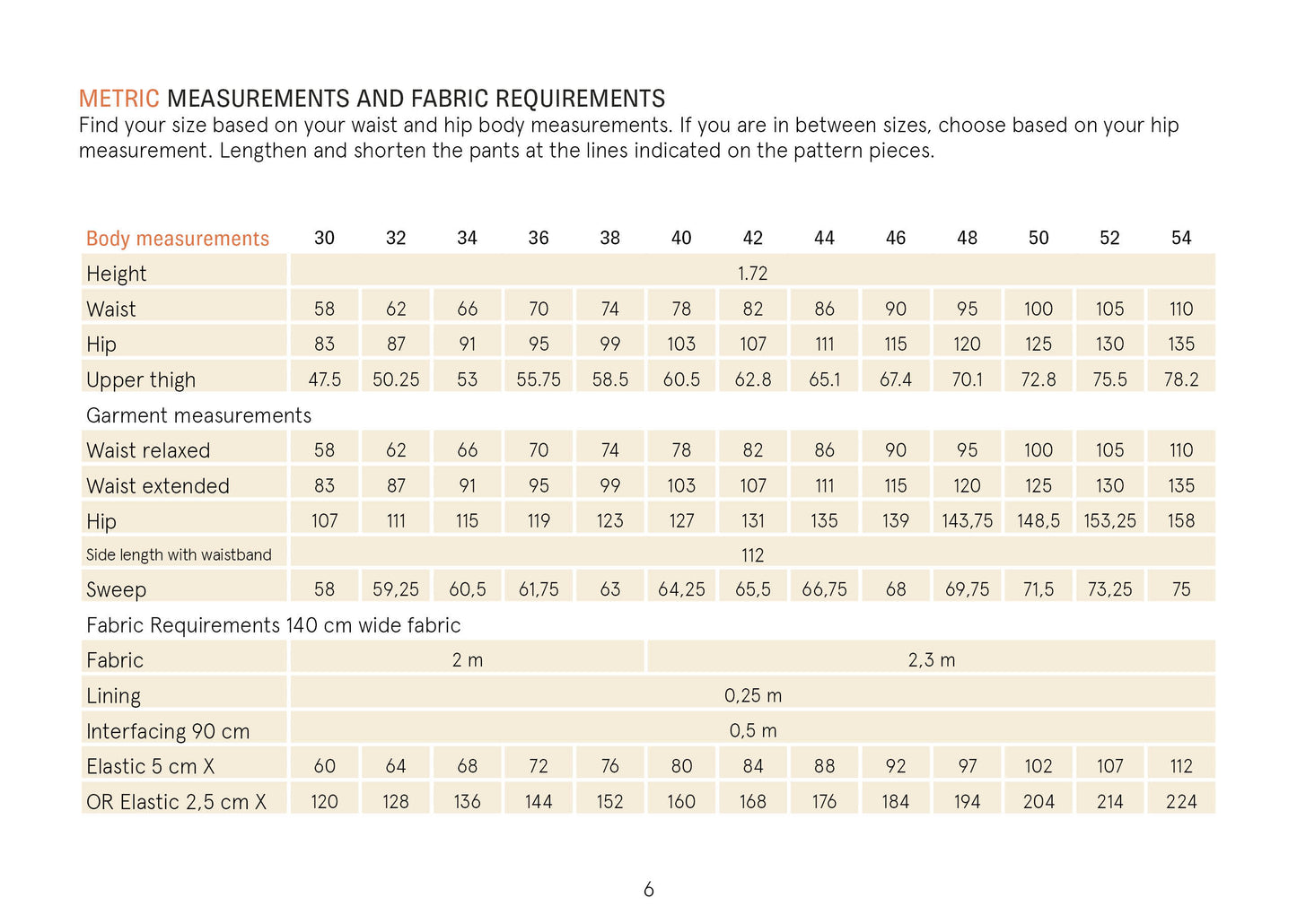 Palazzo Pants Paper Pattern - Wardrobe by Me