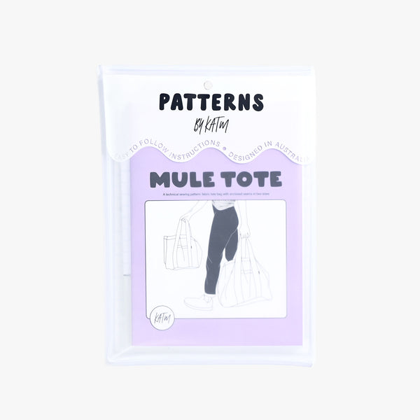 Mule Tote - Paper Sewing Pattern - Kylie And The Machine