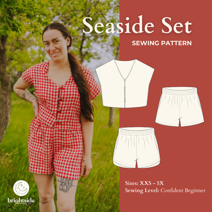 Seaside Set Sewing PDF Pattern - Brightside Fabric Co.