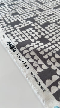 Ridge - Gray - Imprint - Eloise Renouf - Cloud 9 Fabrics - Poplin
