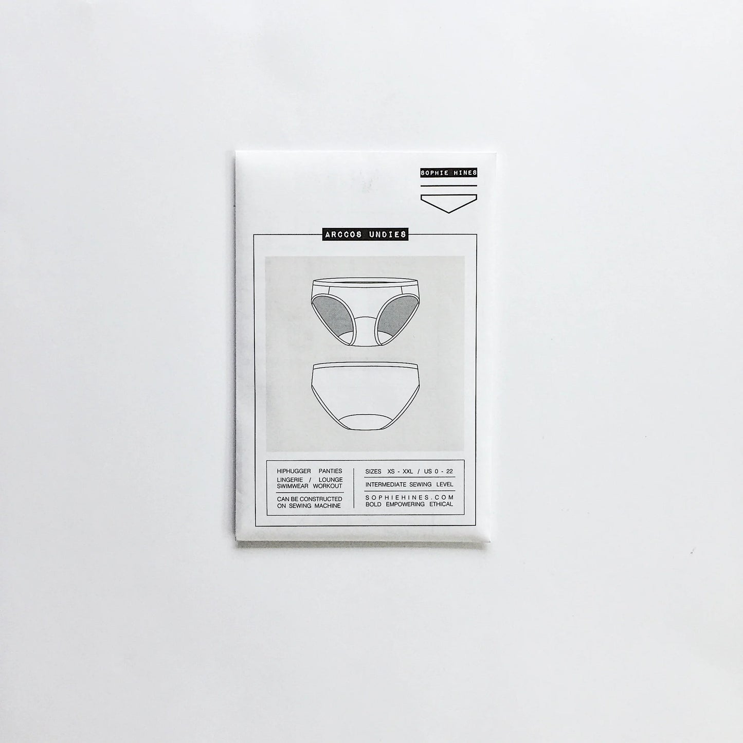 Arccos Undies - Paper Sewing Pattern - Sophie Hines
