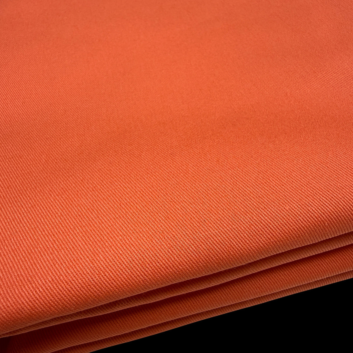 100% Cotton Canvas Twill - Persimmon - 240 GSM