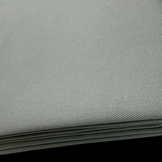 100% Cotton Canvas Twill - Dove Grey - 240 GSM