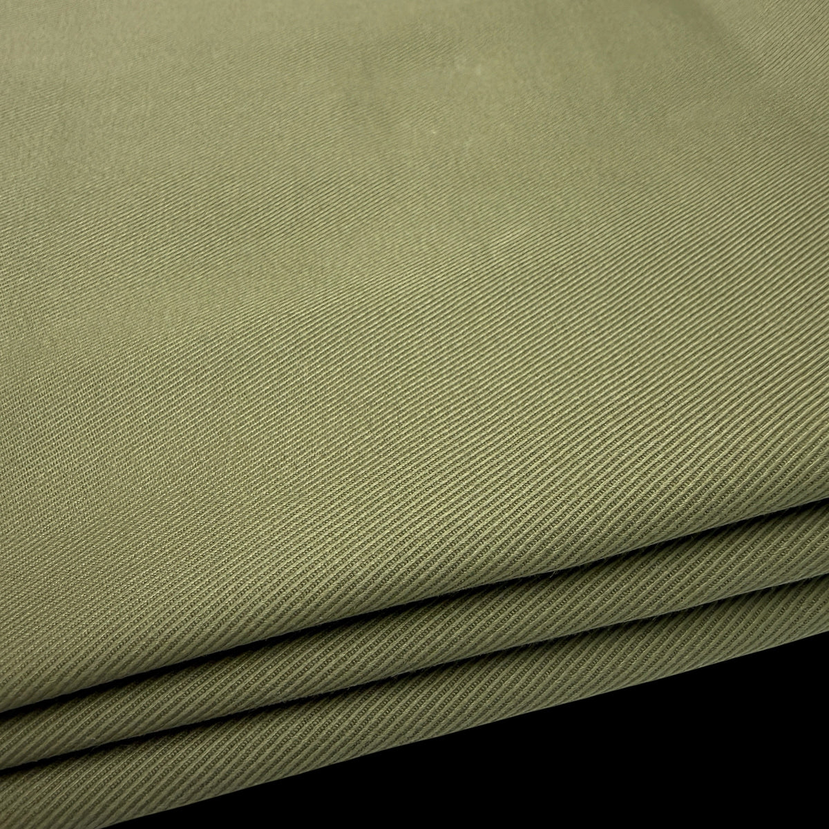 100% Cotton Soft Twill/Canvas - Khaki - 220 GSM