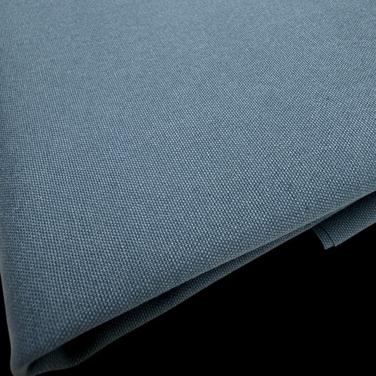 100% Cotton 6oz. High Density Reactive Dyed Canvas - River Blue