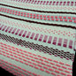 Cotton Woven Threadline Collection - Natural/Pinks/Burgandy - 230 GSM