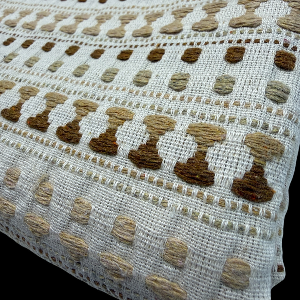 Cotton Woven Mosaic Collection - Natural/Beiges - 370 GSM