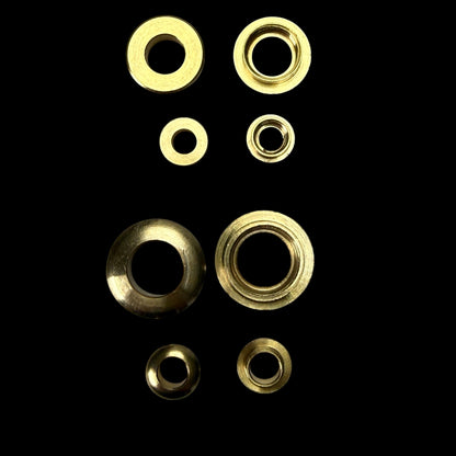 Screw Together Eyelet - Solid Brass (various sizes) - 10 Pack