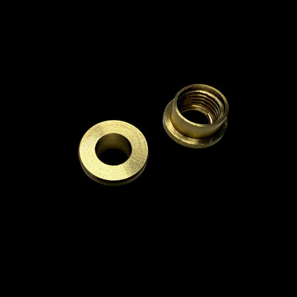 Screw Together Eyelet - Solid Brass (various sizes) - 10 Pack
