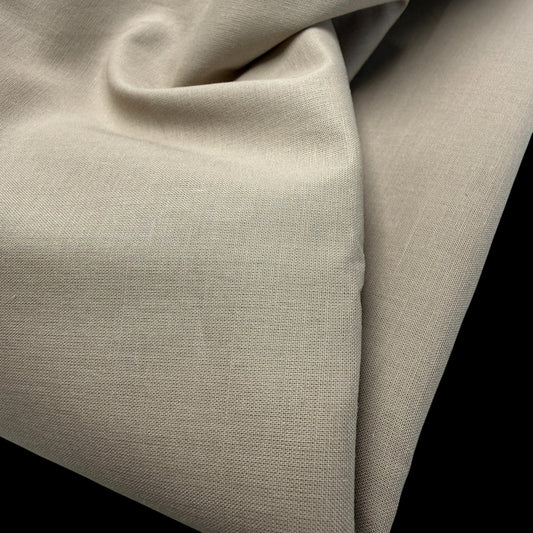 Organic Cotton Voile - 75 gsm - Warm Stone