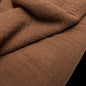 Organic Cotton Double Gauze - 120 GSM - Deep Terracotta
