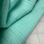 Organic Cotton Double Gauze - 120 GSM - Aqua