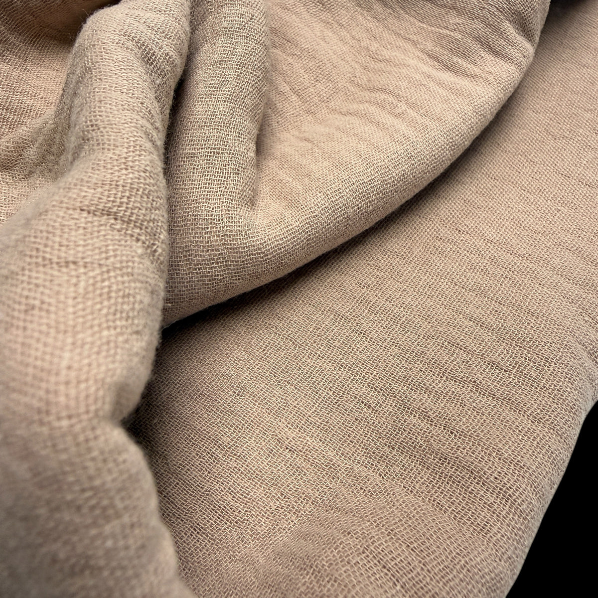 Organic Cotton Double Gauze - 120 GSM - Barely Blush