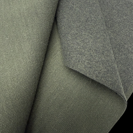 Water Repellent 11oz. Fleece - Evergreen (Deadstock)