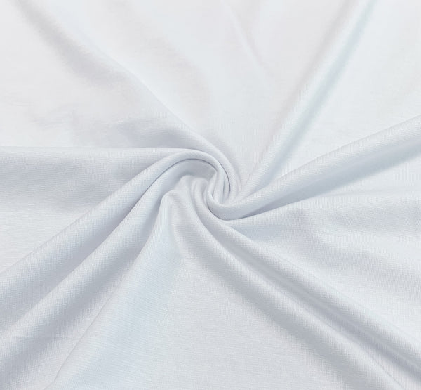 LENZING™ ECOVERO™ Viscose Spandex Jersey - White