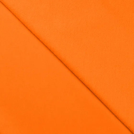 Orange 340 - European Import - Brushed Stretch French Terry