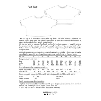 Rea Top Sewing Pattern - Dhurata Davies