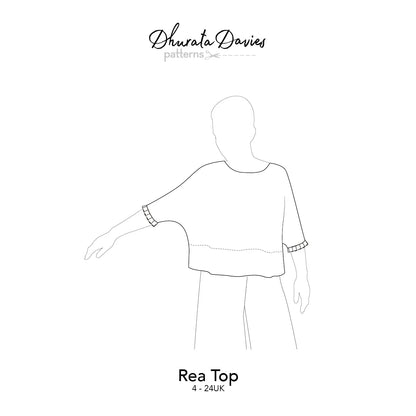 Rea Top Sewing Pattern - Dhurata Davies
