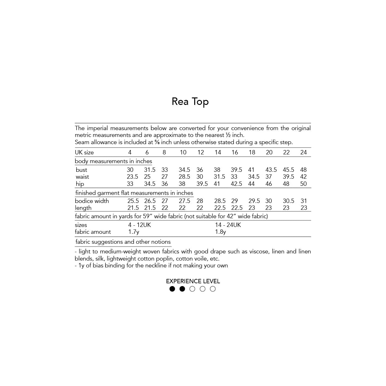 Rea Top Sewing Pattern - Dhurata Davies