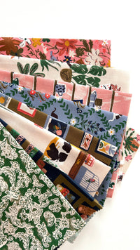Chintz Wallpaper - Sanctuary - Louise Cunningham - Cloud 9 Fabrics - Poplin