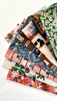 Chintz Wallpaper - Sanctuary - Louise Cunningham - Cloud 9 Fabrics - Poplin