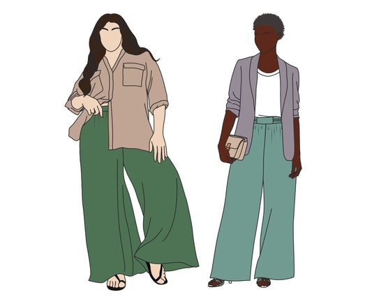 Serene Trouser Sewing Pattern - Size Me