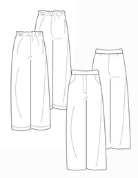 The Wide-Legged Trouser - PDF Pattern - The Makers Atelier