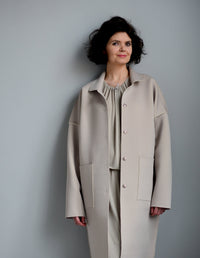 The Unlined Raw Edge Coat - PDF Pattern - The Makers Atelier