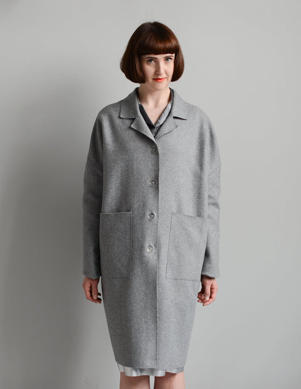 The Unlined Raw Edge Coat - PDF Pattern - The Makers Atelier