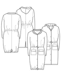 The Utility Coat - PDF Pattern - The Makers Atelier
