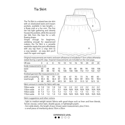Tia Skirt Sewing Pattern - Dhurata Davies