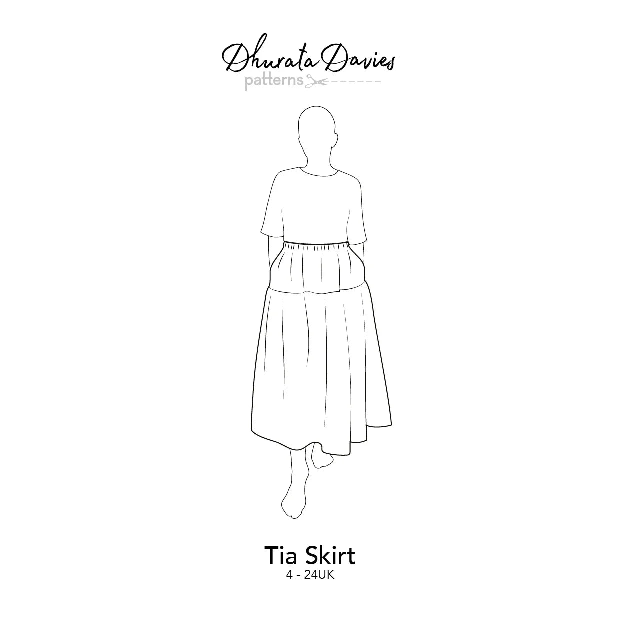 Tia Skirt Sewing Pattern - Dhurata Davies